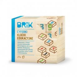 Klocki drewniane cyferki