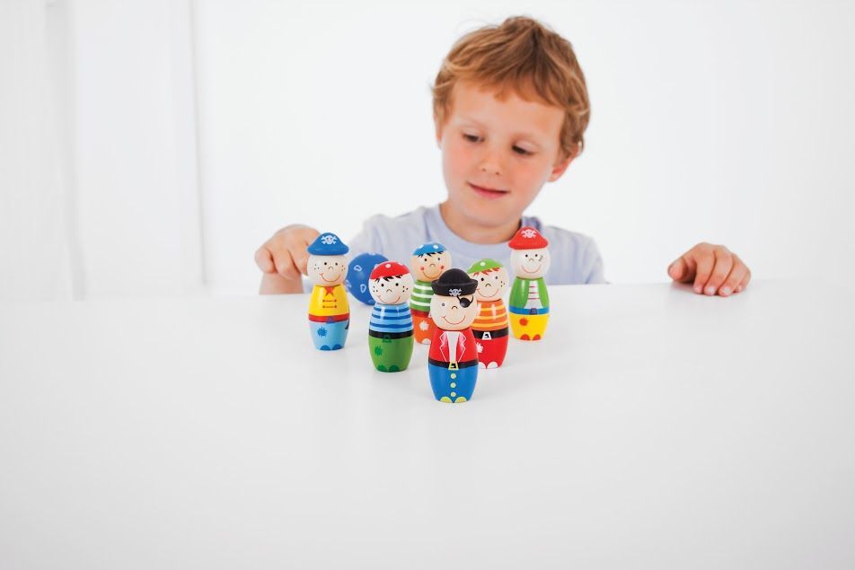 Drewniane kręgle Piraci Drewniane kręgle Piraci