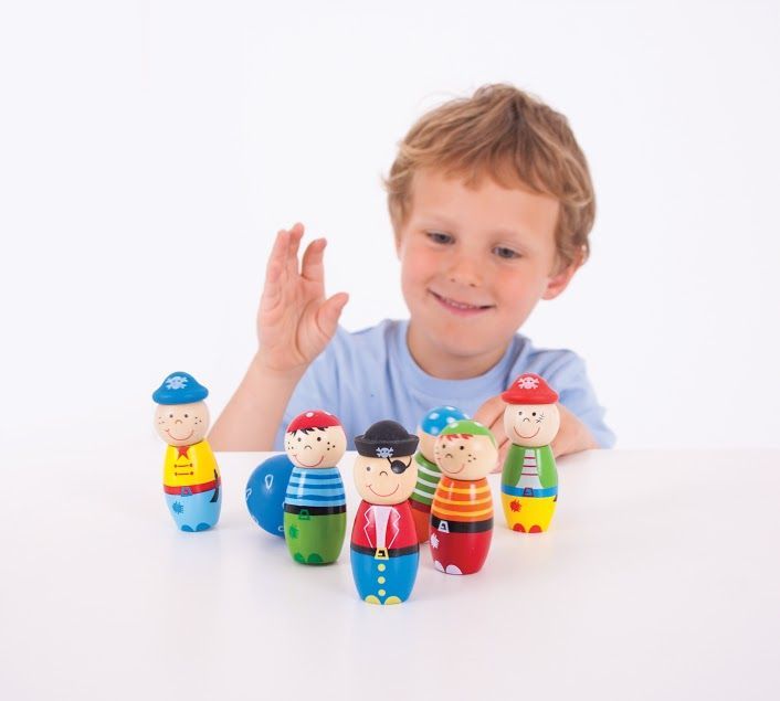 Drewniane kręgle Piraci Drewniane kręgle Piraci