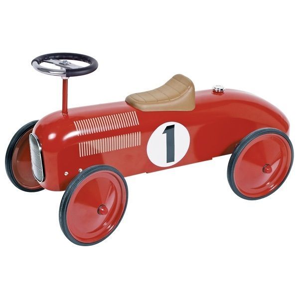 Jeździk czerewona metalowa wyścigówka Jeździk czerewona metalowa wyścigówka