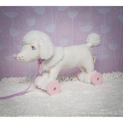 Pluszowy piesek na kółkach Coco