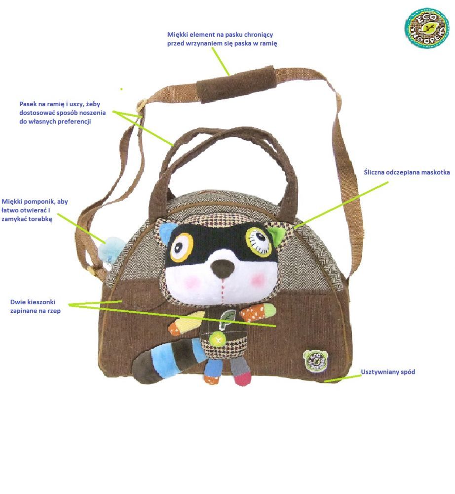 Torebka EcoSnoopers Miś Torebka EcoSnoopers Miś