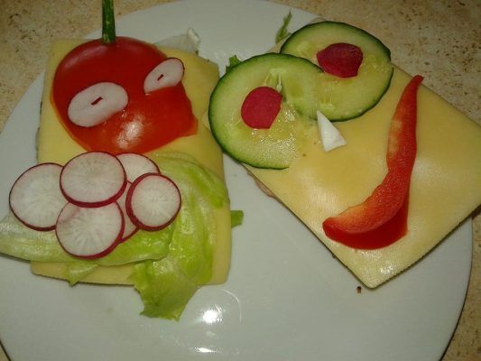 Jesienne zabawy z dziećmi wesołe kanapki