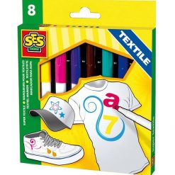 Mazaki do tkanin - 8 kolorów