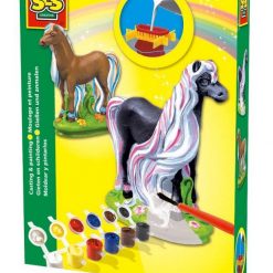 Bajkowy koń - odlew gipsowy 3D, SES Creative - zabawka plastyczna | ZabawkiRozwojowe.pl