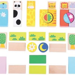 Drewniane klocki Dżungla