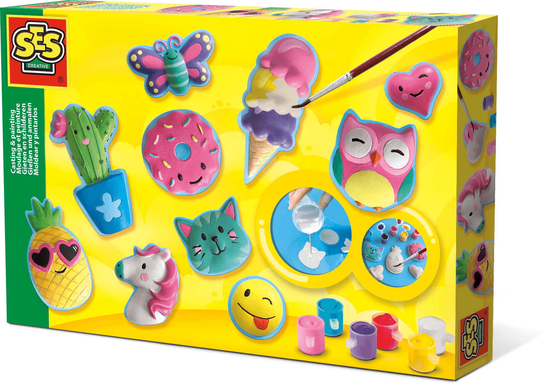 Odlewy gipsowe – wesołe figurki Odlewy gipsowe - wesołe figurki, SES Creative | ZabawkiRozwojowe.pl