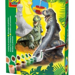 T-Rex - odlew gipsowy 3D, SES Creative - zabawka plastyczna | ZabawkiRozwojowe.pl