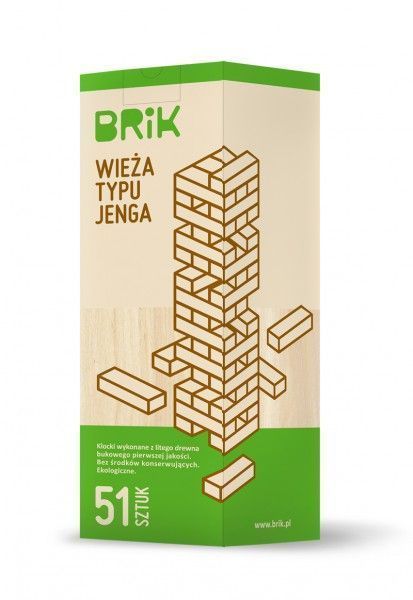 Drewniana wieża typu Jenga | ZabawkiRozwojowe.pl - sklep internetowy z zabawkami rozwojowymi