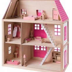 Drewniany domek dla lalek Zuzanna
