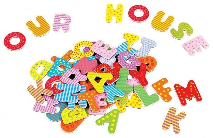 Drewniane magnesy Literki Drewniane magnesy Literki