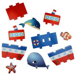 Naklejki do kąpieli Łódka