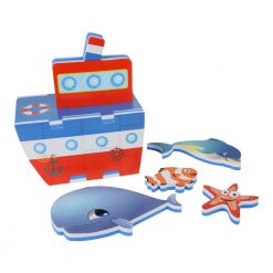 Naklejki do kąpieli Łódka