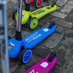 Trzykołowa hulajnoga niebieska