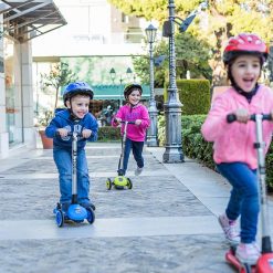 Trzykołowa hulajnoga niebieska