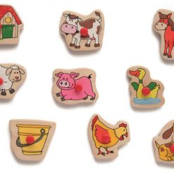 2w1 Pieczątki i układanka Na farmie