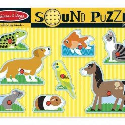 puzzle dźwiękowe Zwierzęta