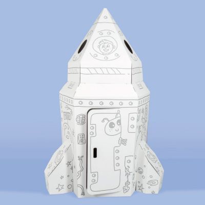 Tekturowa duża rakieta kosmiczna Tekturowa duża rakieta kosmiczna