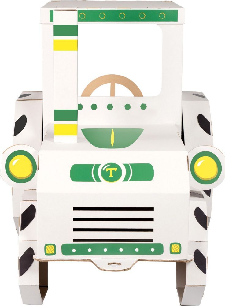 Tekturowy traktor do złożenia Tekturowy traktor do złożenia