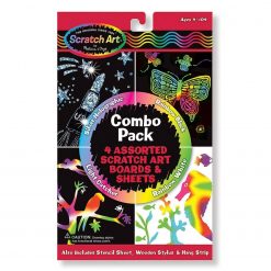 Zestaw tęczowych zdrapek 4w1