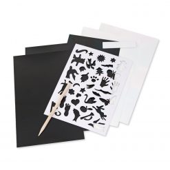 Zestaw tęczowych zdrapek 4w1