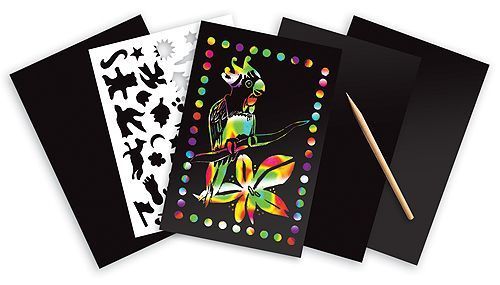 Zestaw zdrapek witrażowych Zestaw zdrapek witrażowych