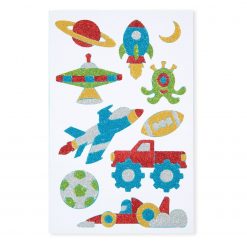 Brokatowe naklejki dla chłopca