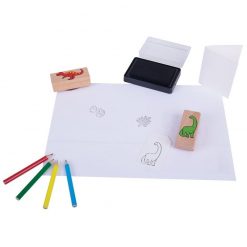 Zestaw pieczątek Dinozaury