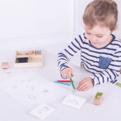 Zestaw pieczątek Dinozaury