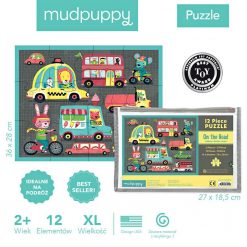 Zestaw grubych puzzli Na ulicy