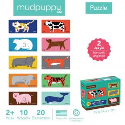 Puzzle do nauki języków Zwierzęta