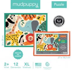 Zestaw puzzli Dzikie Zwierzęta