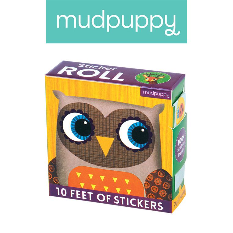 Naklejki na rolce Leśne zwierzęta Naklejki na rolce Leśne zwierzęta