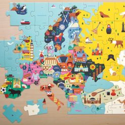 Puzzle edukacyjne Mapa Europy