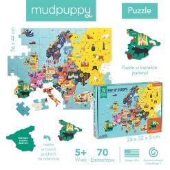 Puzzle edukacyjne Mapa Europy