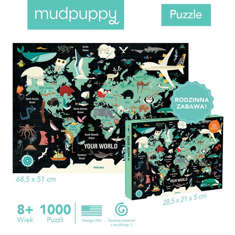 Puzzle rodzinne Twój świat Puzzle rodzinne Twój świat
