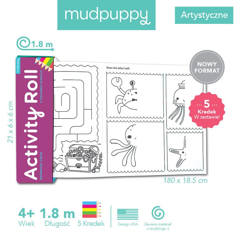Łamigłówki-kolorowanki Zatoka syren Łamigłówki-kolorowanki Zatoka syren