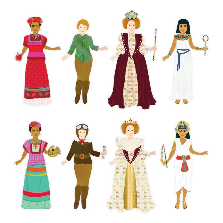 Zestaw magnesów Niezwykłe kobiety Zestaw magnesów Niezwykłe kobiety