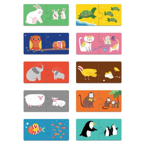 puzzle Zwierzęta i ich dzieci