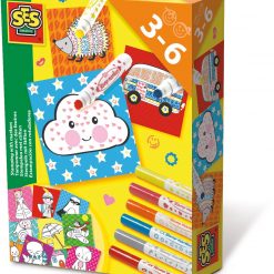 Mazaki do ozdabiania ze stempelkami SES Creative | Zabawki Rozwojowe