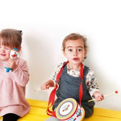 Drewniany marakas z sówką Lou