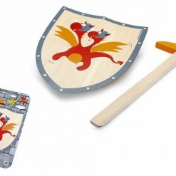 Tarcza i miecz Czerwony smok