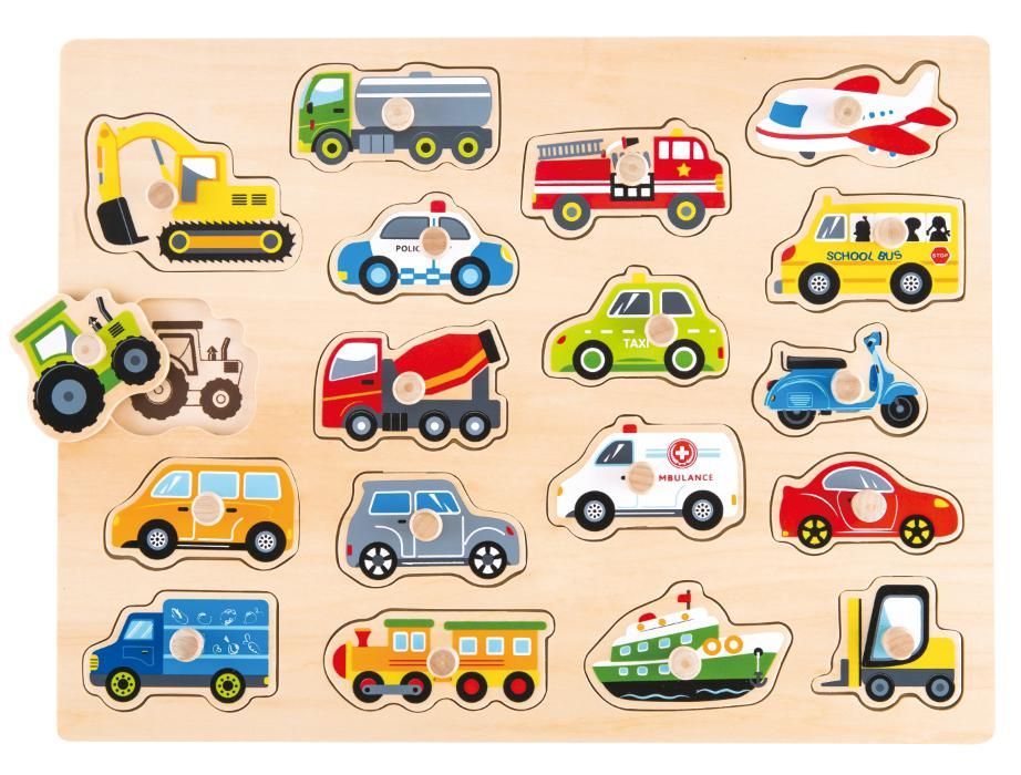 Drewniana układanka Transport Drewniana układanka Transport