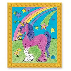 Różowa kolorowanka z cyferkami