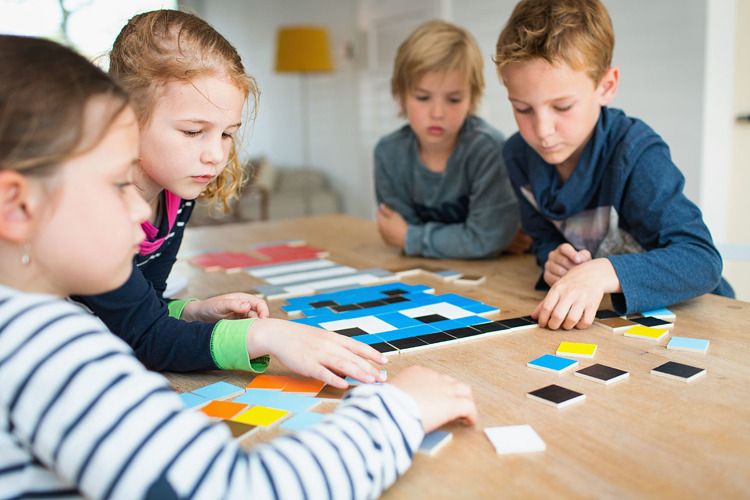 Pixel Art Drewniana mozaika Pixel Art Drewniana mozaika