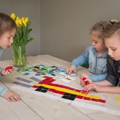 Pixel Art Drewniana mozaika