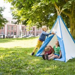 Tipi niebiesko-białe