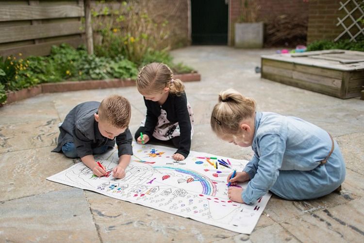 Kolorowanka z materiału XXL Kolorowanka z materiału XXL