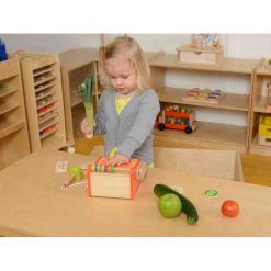 Drewniana kasa sklepowa