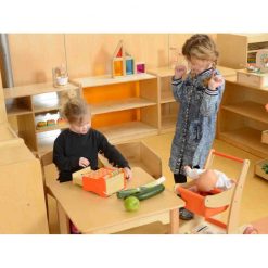 Drewniana kasa sklepowa